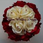 Featured On Weddingzilla. Red And Ivory. Real..